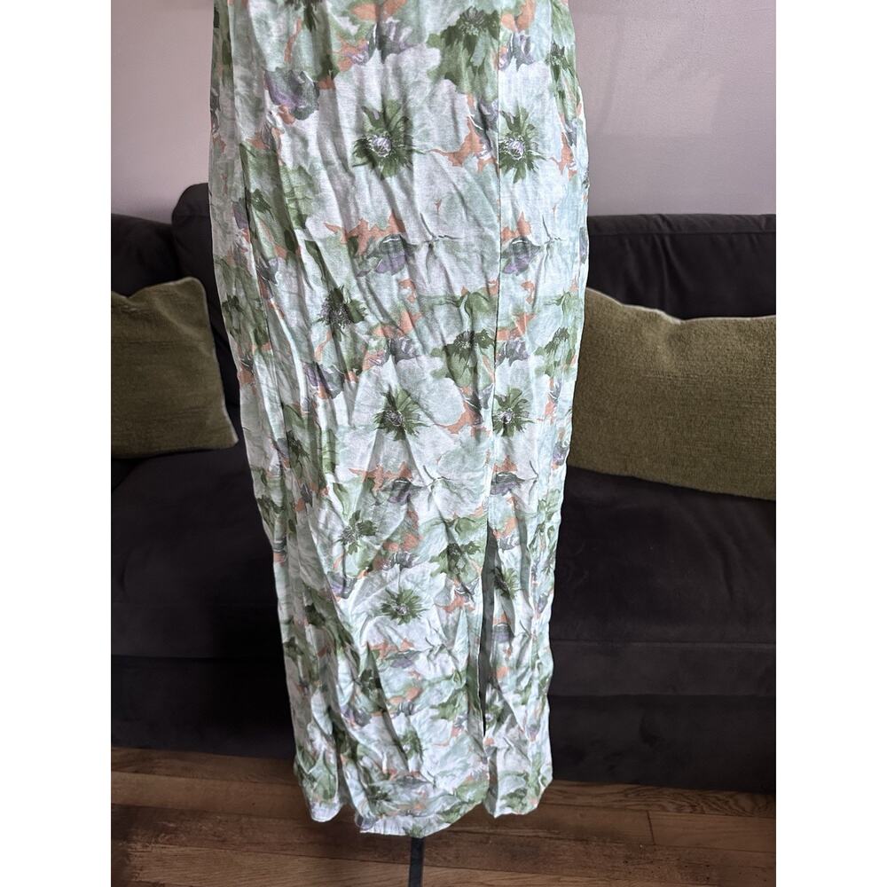 En Saison Square Neck Midi Dress Anthropologie Small Floral Garden - Picture 8 of 13
